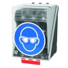 SecuBox maxi transparentny na 12 par okularów ochronnych  4902 200 ochrona oczu
